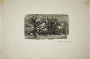 Au Dormoir de Lantara af Louis Auguste Lepère