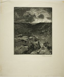 Franchard-dalen af Louis Auguste Lepère