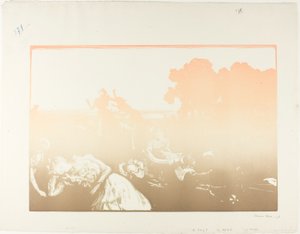 Moderne bukolisk af Louis Auguste Lepère