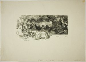 Mor Pichards kantine, nær Gorge aux Loups