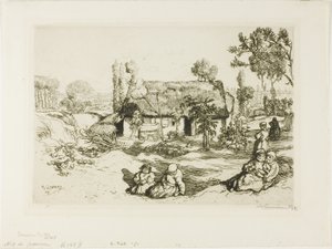 De fattiges rede af Louis Auguste Lepère
