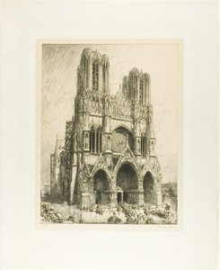 Katedralen i Reims af Louis Auguste Lepère