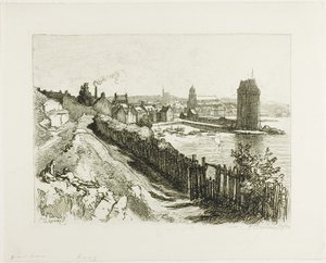 Saint-Servan af Louis Auguste Lepère