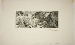 Sandstensbrud af Louis Auguste Lepère
