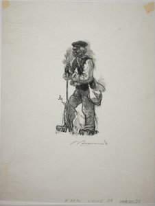 Slangejæger af Louis Auguste Lepère