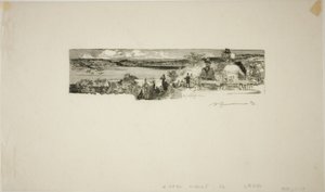 Sole Valley af Louis Auguste Lepère