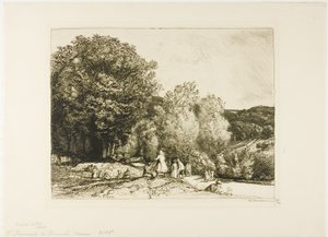 Søndagsvandring af Louis Auguste Lepère