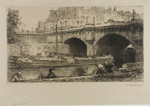 Pont-Neuf af Louis Auguste Lepère