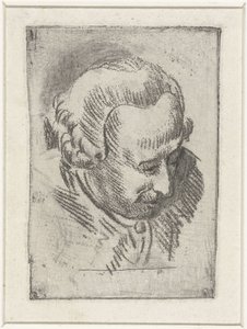 Hovedstudie af Jean Baptiste Coclers af Louis Bernard Coclers