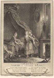 Sengetid af Louis Bosse after Sigmund Freudenberger