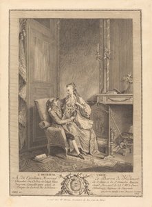 Den glade forening af Louis Bosse after Sigmund Freudenberger
