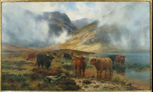 Af Loch Treachlan, Glencoe, Morning Mists, 1907