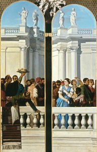 Fest i venetiansk stil, højre panel af Louis Boulanger