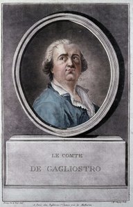 Giuseppe Balsamo, dit Alexander, greve af Cagliostro (1743 - 1795) af Brion de la Tour af Louis Brion de la Tour fils
