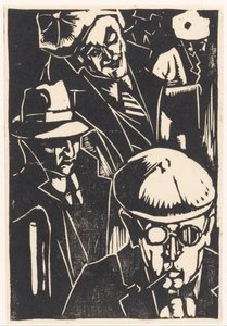 Forbipasserende (original titel på objektet) af Louis Cardinaals (signed by artist)