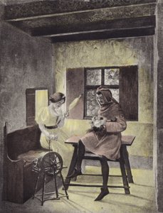 Simona spinning, fjerde dag, syvende historie af Louis Chalon