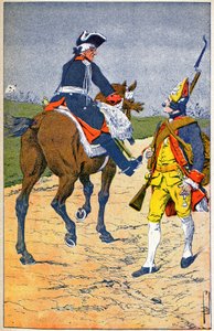 Frederik II af Preussen af Louis Charles Bombled