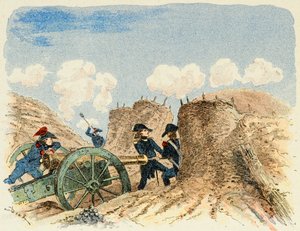 Illustration hentet fra bogen "Les heros du Siecle", anekdotiske oplæsninger af Dick de Lonlay og illustreret af Louis Bombled (1862-1927) af Louis Charles Bombled