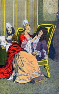 Louis XIV familie af Louis Charles Bombled