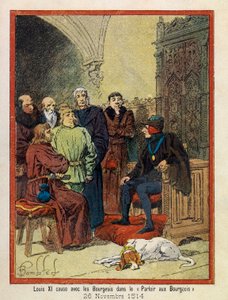 The Grand Jornees of the Hotel de Ville de Paris af A. Mercier, illustreret af Louis Bombled (1862-1927): Den 26. november af Louis Charles Bombled