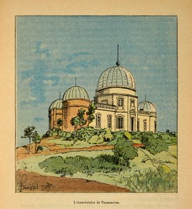The War in Madagascar-Anekdotisk historie om de franske ekspeditioner i 1885-1895 af Henri Galli dit Galllichet (1854-1922), illustreret af Louis Bombled (1862-1927): The Tananarive Observatory i 1895, privat samling af Louis Charles Bombled