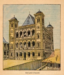 The War in Madagascar-Anekdotisk historie om de franske ekspeditioner i 1885-1895 af Henri Galli dit Galllichet (1854-1922), illustreret af Louis Bombled (1862-1927): Dronning Ranavalona III