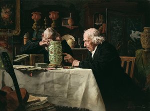 The Connoisseurs (olie på lærred)
