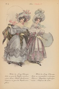 Fransk mode: 1830, Charles X (farvelitografi)