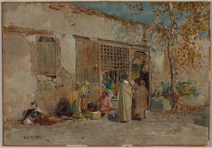 marokkansk scene, ca. 1871.
