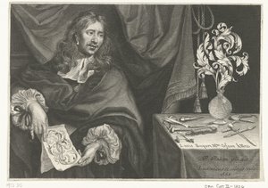 Titeltryk med portrættet af Louis Roupert Ornamenter til guldsmede (serietitel) af Louis Cossin