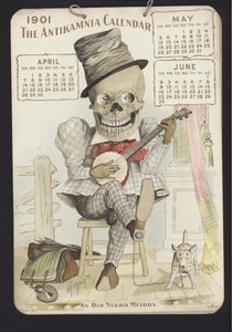 Illustration for Antikamnia Calendar, 1901