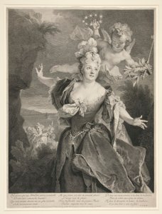 Portræt af Marie Anne de Chateauneuf (kaldet Duclos)