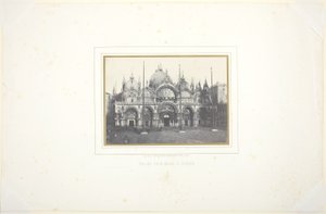 Markuskirken i Venedig af Louis Désiré Blanquart Evrard