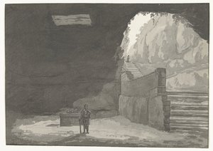 Fontein-hulen i den gamle by Manduria Mandurernes hule og springvand nævnt i Plinius Rejser i Italien, Sicilien og Malta - 1778 (serietitel)
