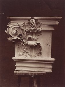 Ornamental skulptur fra Paris Opera House (søjle detalje)