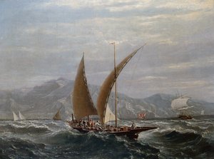 En middelhavstartan (olie på lærred)