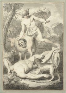 Merkur med hovedet af Argus af Louis Fabritius Dubourg