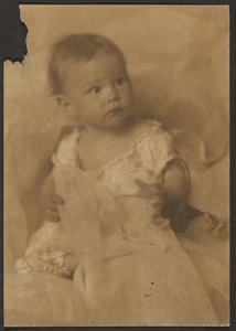 [Baby med tyl] af Louis Fleckenstein