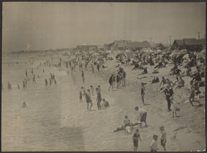 [Strandscene] af Louis Fleckenstein