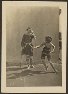 [Dansere på taget] af Louis Fleckenstein