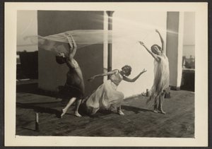 [Dansere på taget] af Louis Fleckenstein
