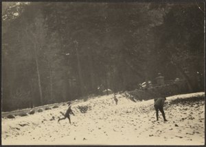[Figurer i sne] af Louis Fleckenstein