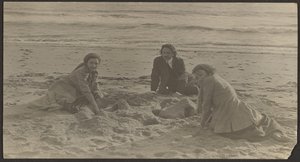 [Figurer på en strand] af Louis Fleckenstein
