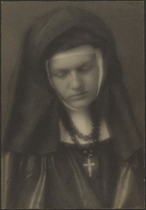 [Portræt af en nonne] af Louis Fleckenstein