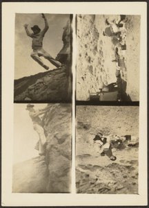 [Quadruple frame - Bjergbestigningsscener] af Louis Fleckenstein