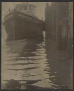 [Skib i en havn] af Louis Fleckenstein