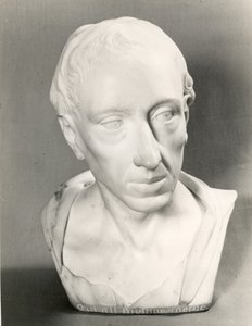Buste af Alexander Pope (marmor)