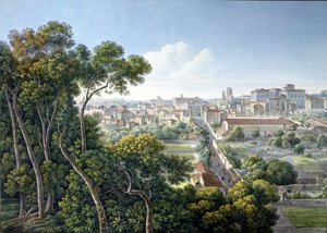 Udsigt over Viminale-bjerget, Rom, ca. 1800