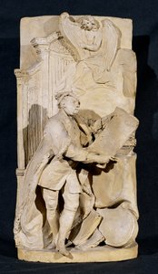 Modeller til monumentet til George Frederick Handel (1685-1759) i Westminster Abbey, ca. 1760 (terracotta)