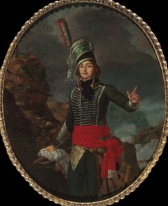 Portræt af general François Séverin Marceau-Desgraviers 1769-1796, ca. 1796. af Louis François Sergent Marceau